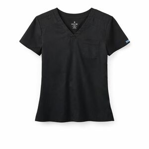 Med Couture Touch Black Scrub Top Women’s Medium